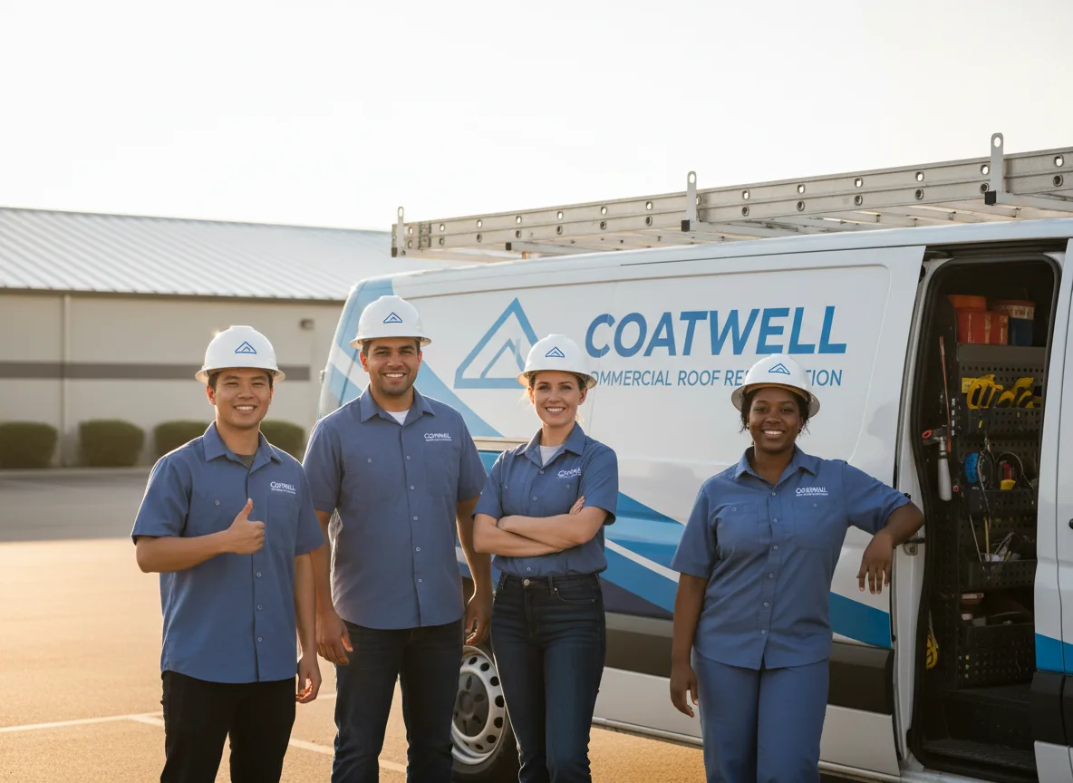 Commercial roof coating company in Colton, OR